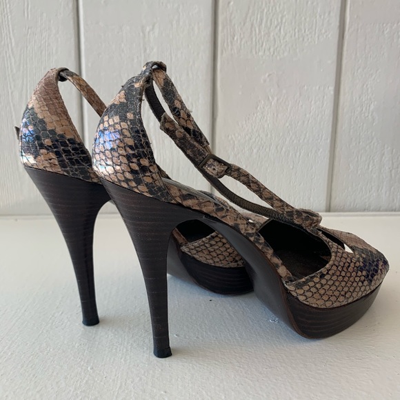 Stuart Weizman platform Sandals Sz 7 - Picture 4 of 6